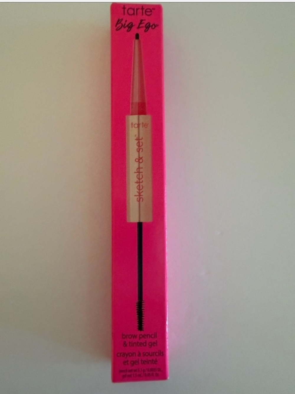 tarte Big Ego Sketch & Set Brow Pencil In Black Brown BNIB✨FREE GIVVY✨